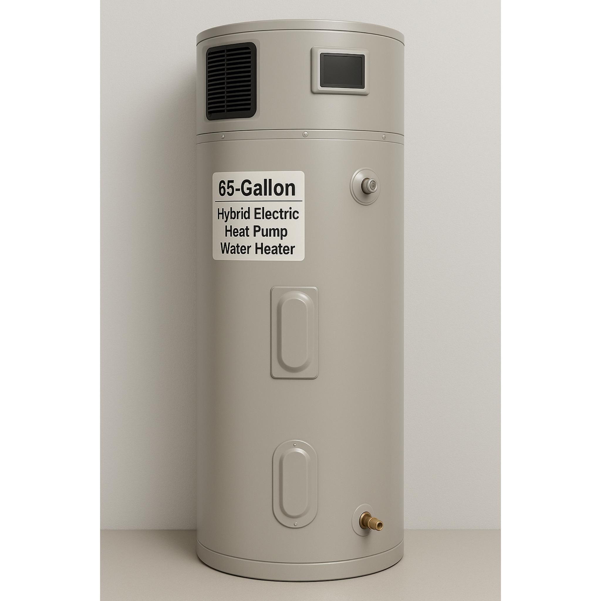 65-Gallon Hybrid Electric Heat Pump Water Heater — 240V