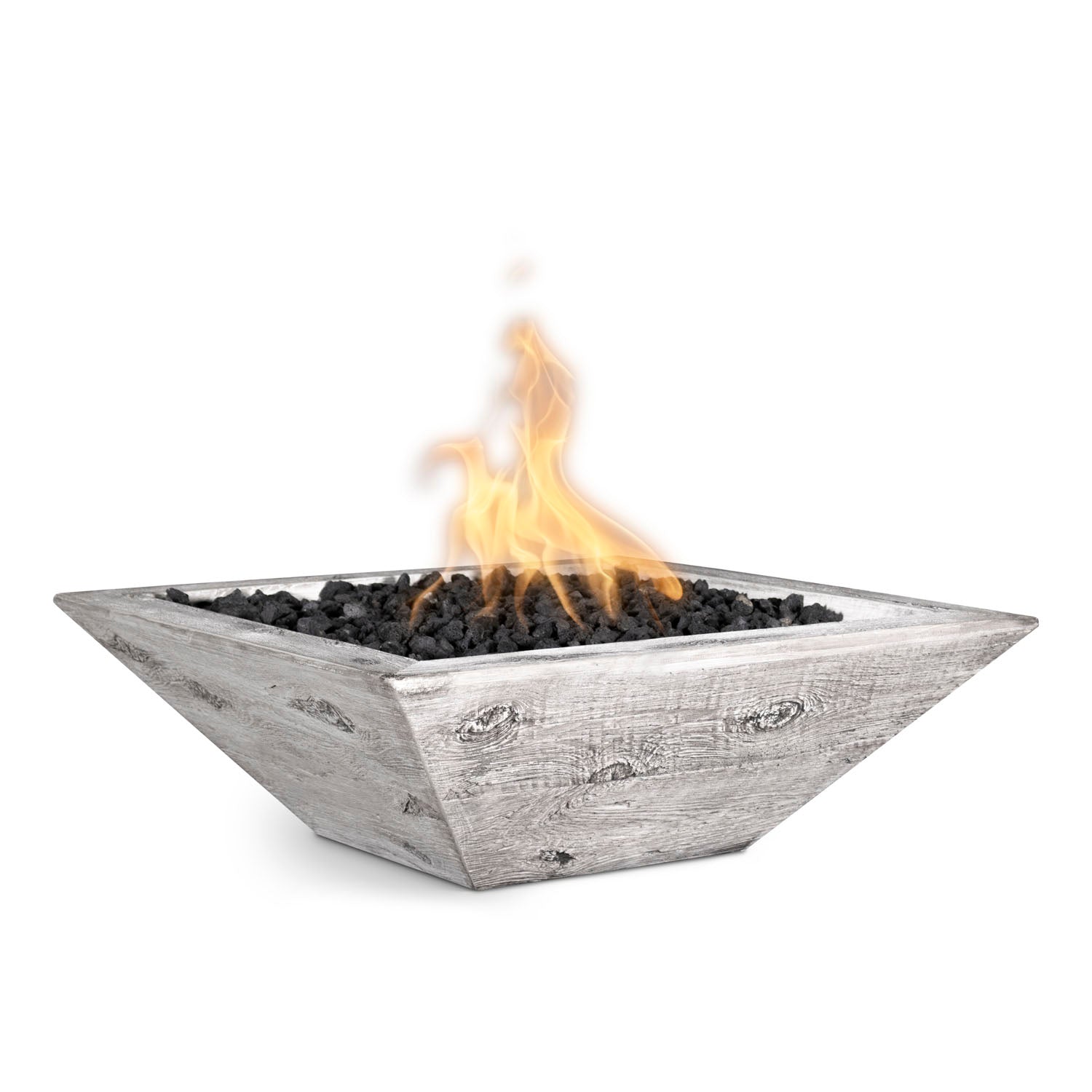 Maya Fire Bowl - GFRC Wood Grain - 30"