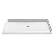 62" x 36" alcove shower base, center drain K-44166-HW1