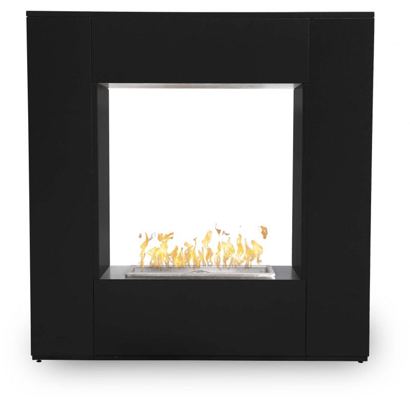 Williams See-Through Powder Coated Steel Outdoor Fireplace