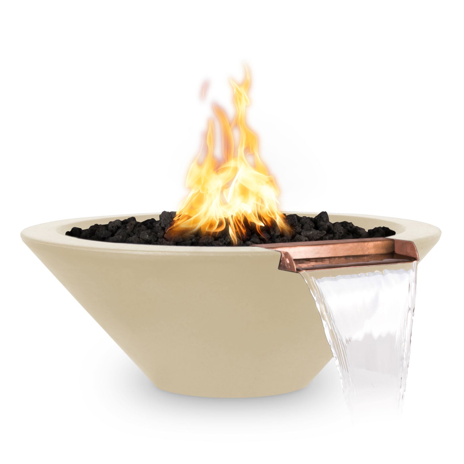 Cazo Fire & Water Bowl - GFRC Concrete - 36"