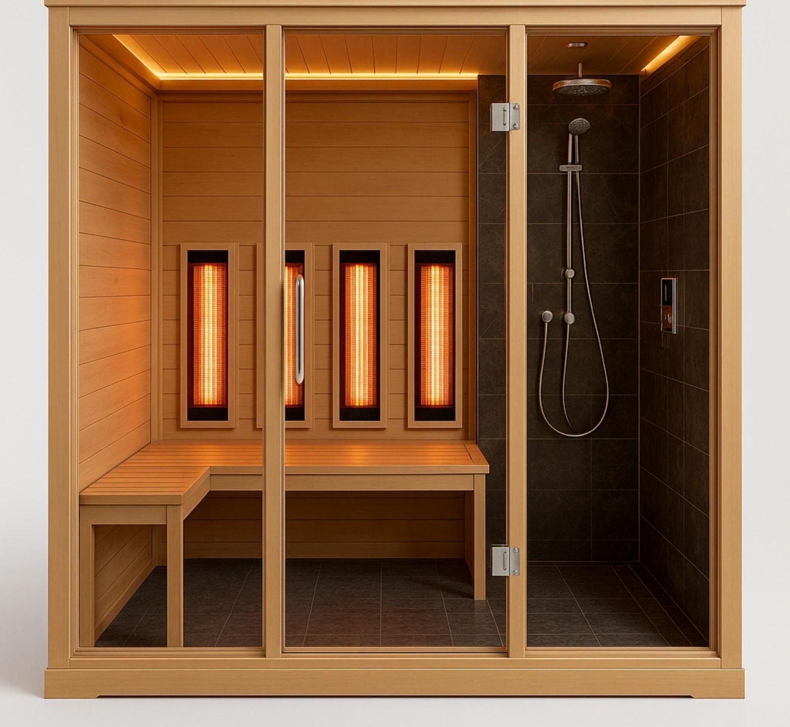 Luxury Infrared Steam Sauna/Shower