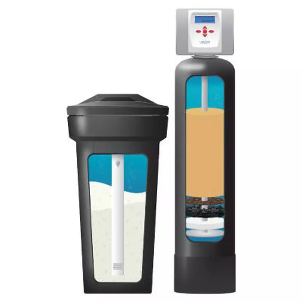 Lancaster Water Treatment X-Factor Diamond Line IronSoft 45,000 grains Tank Water Softener with Bypass and Fine Mesh Resin