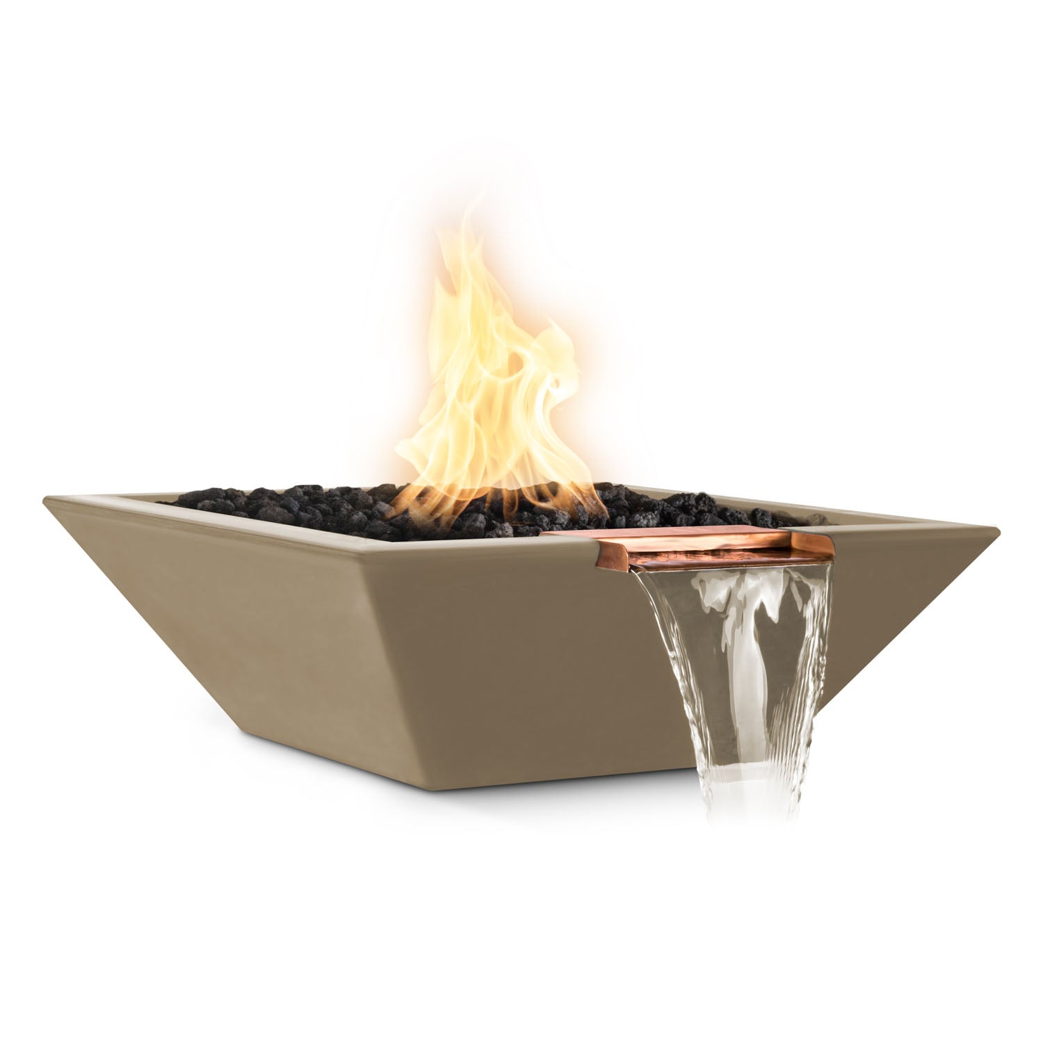 Maya Fire & Water Bowl - GFRC Concrete - 24"