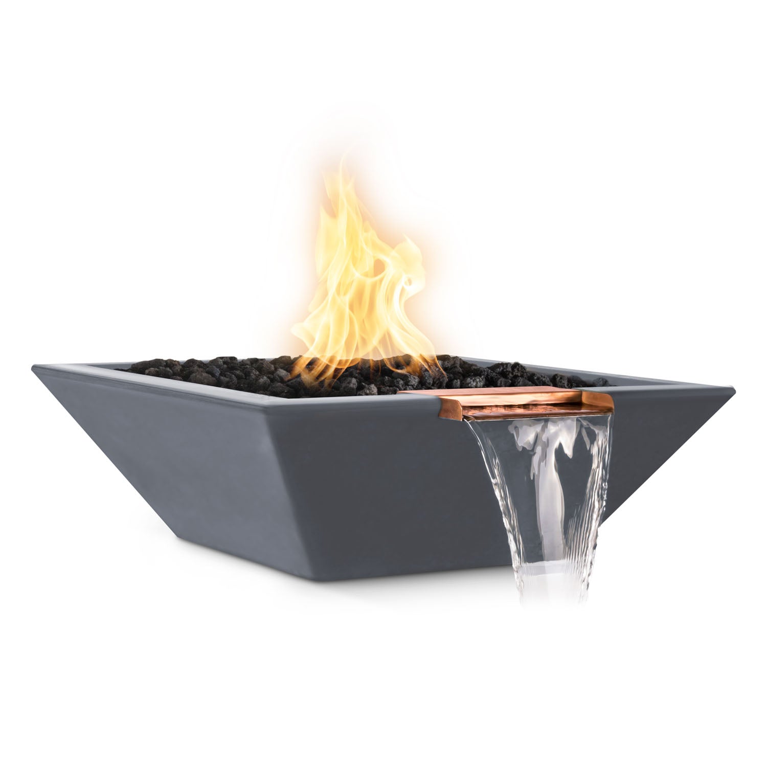 Maya Fire & Water Bowl - GFRC Concrete - 24"